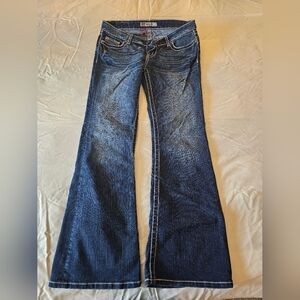 BKE Dark Blue Flare Women's Jeans